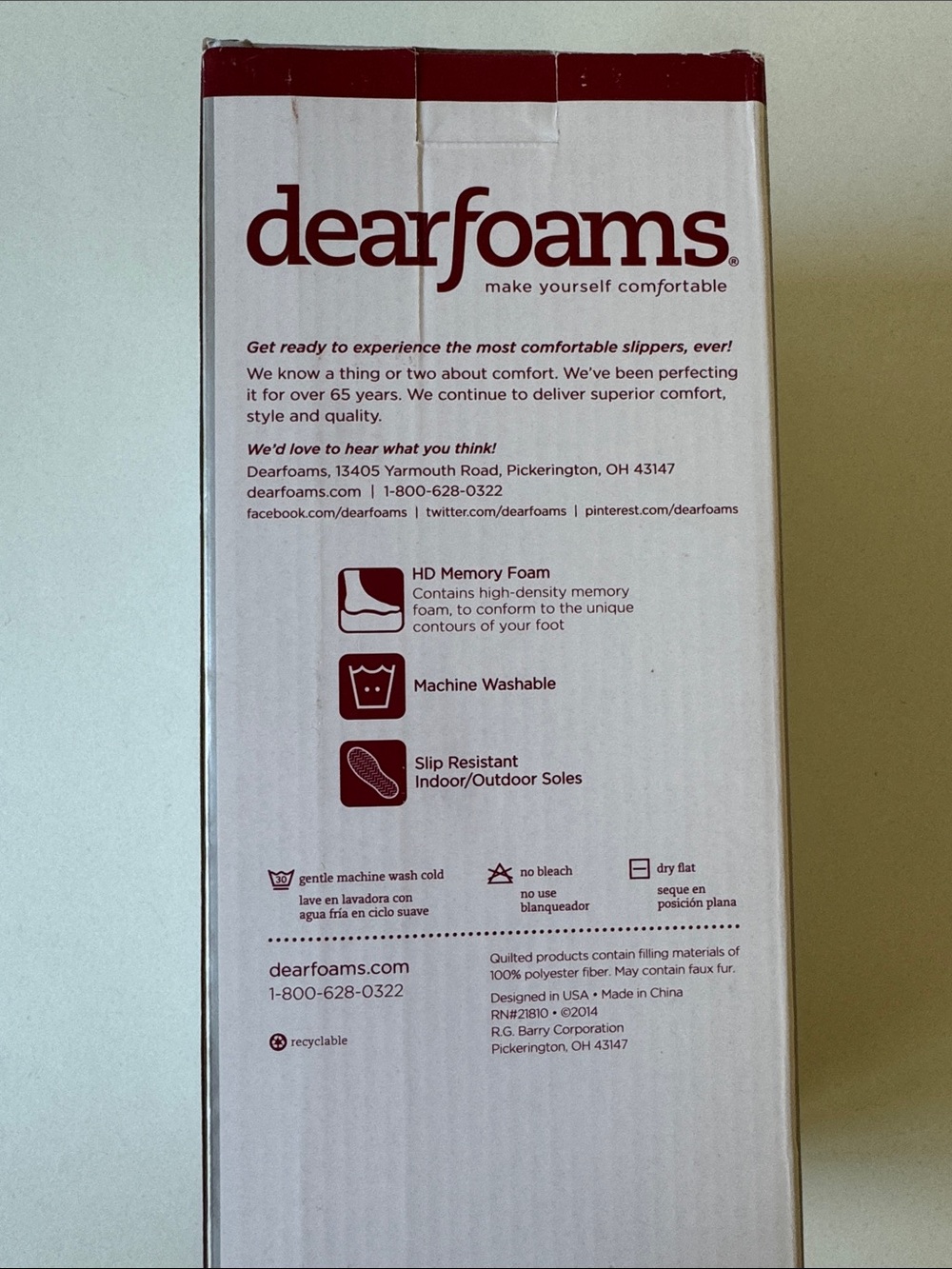 Dearfoams black women high density memory foam slippers Size 7 - Picture 3 of 6